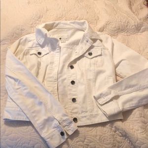 White denim jacket